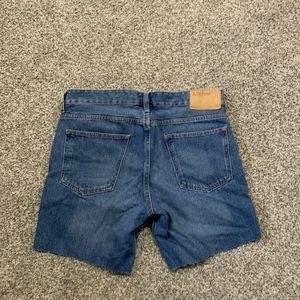 denim cut off shorts
